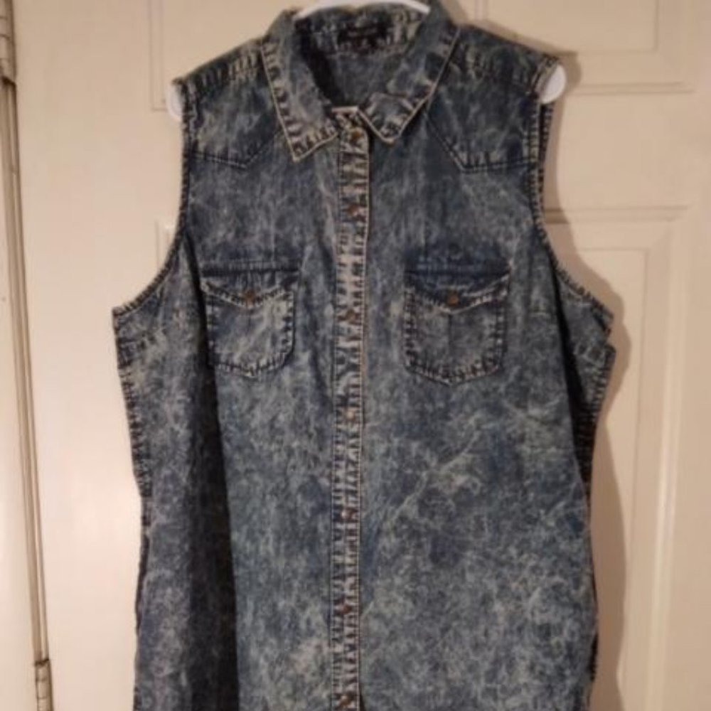 New Look Jean Wash Dress 3XL-Never Worn